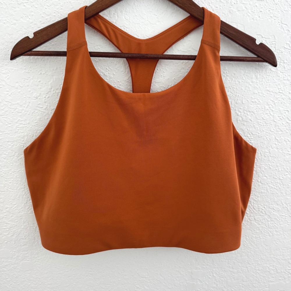 Girlfriend Collective Longline Sports Bra Racerback Crop Top Size XXXL Running